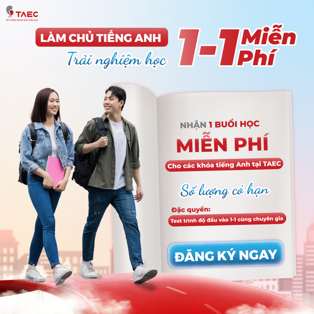 Trải nghiệm học tiếng Anh 1-1