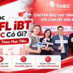 Khóa Học TOEFL iBT Tại TAEC Có Gì? Lộ Trình Học Theo Mục Tiêu